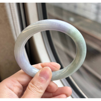 春帶彩緬甸A貨翡翠手鐲