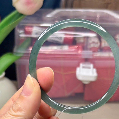 冰種威料美人條翡翠手鐲