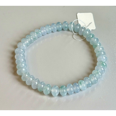 冰種算盤珠設計手串（冰綠、冰紫、冰飄花）